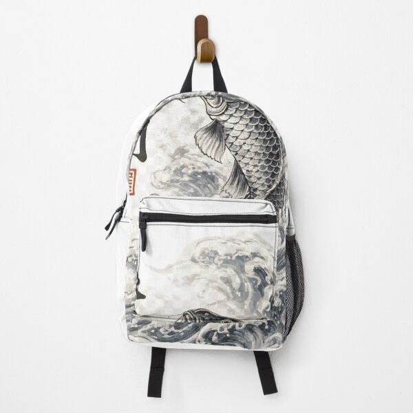 Item preview, Japanese Koi Fish Ocean Design | Kanji Koi Streetwear Graphic Tee | Zen Water Aesthetic designed and sold by Tidal Arts.