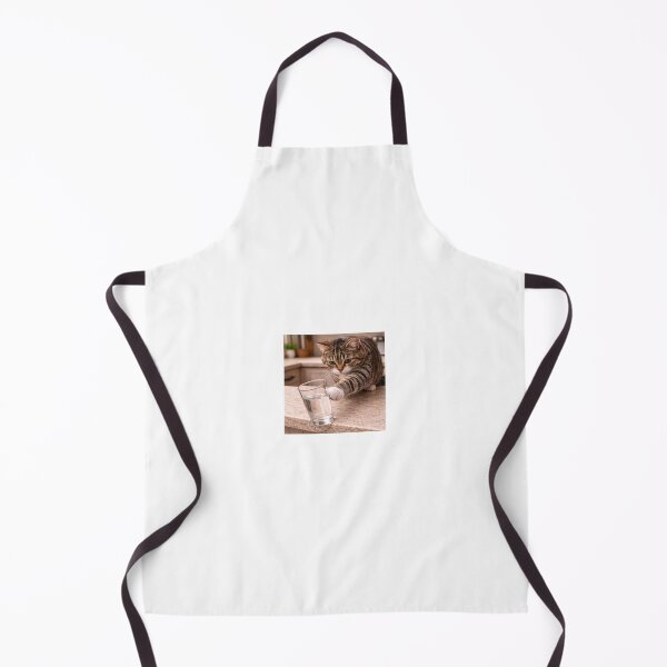 Item preview, Cat Pushing Glass Off Table – Funny Mischievous Cat Sticker designed and sold by LovelyCatGalaxy.
