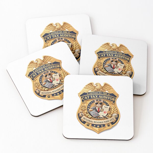 Item preview, Cat Tax Auditor — Internal Revenue Purrvice designed and sold by ChickenFund.