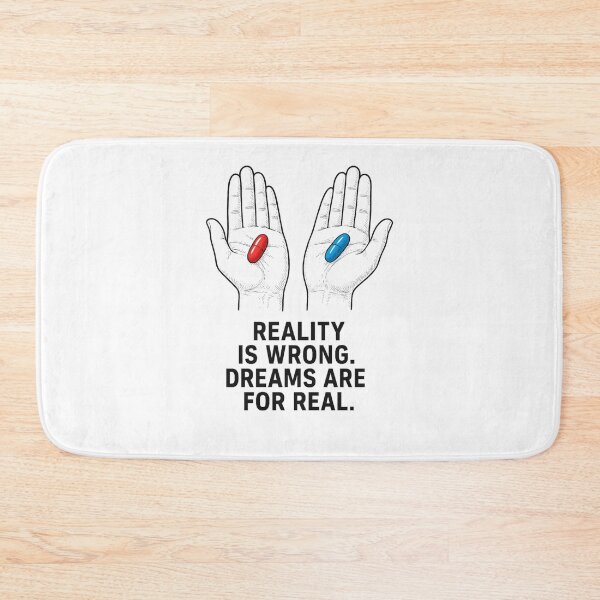 Item preview, Reality Is Wrong Dreams Are For Real – Tupac Shakur Quote | Red Pill Blue Pill Hands | The Matrix Inspired Black & White Sketch designed and sold by Donsean22.