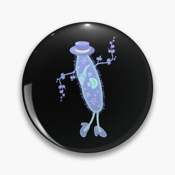 Item preview, Funny Paramecium Gentleman – Cute Microbiology Cartoon with Hat designed and sold by GorinART.