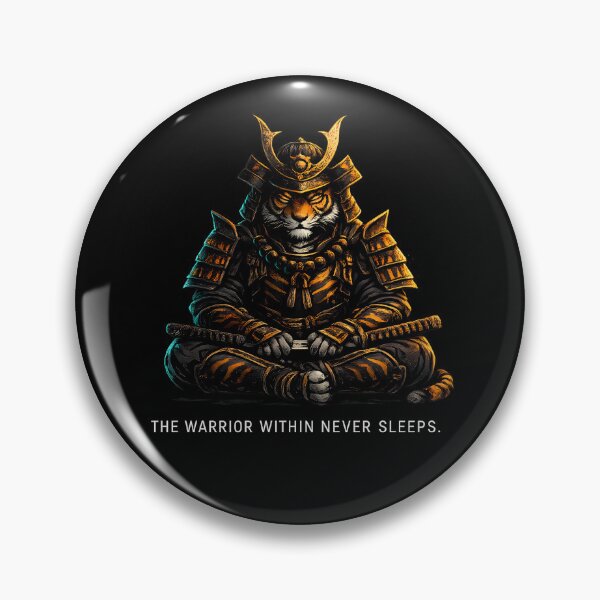 Artikelvorschau, Samurai-Tier-Katana-T-Shirt mit lustigem japanischem Grafikmotiv entworfen und verkauft von etuvibes.