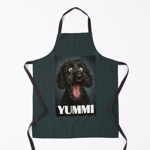 Item preview, Black golden doodle with big eyes designed and sold by hhh-art.