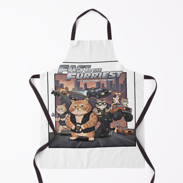 Item preview, Fast & The Furriest Hilarious Cat Parody Design designed and sold by JasperKingsley.