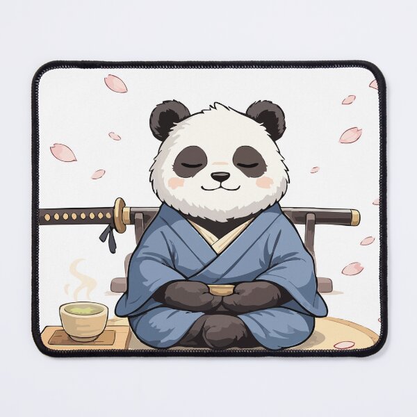 Item preview, Zen Samurai Panda: Peace and Matcha Tea designed and sold by Besir26.