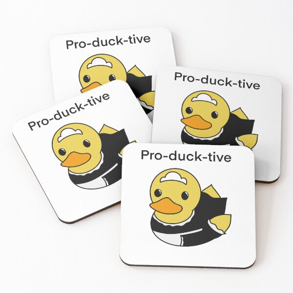 Item preview, Pro-duck-tive designed and sold by KyttsyKrafts.