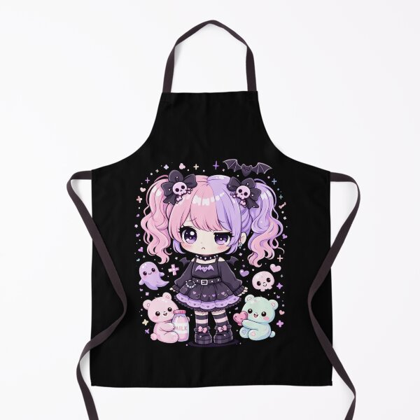 Item preview, Goth Kawaii Girl – Cute Chibi Gothic Anime Aesthetic designed and sold by PaulaDesignCo.