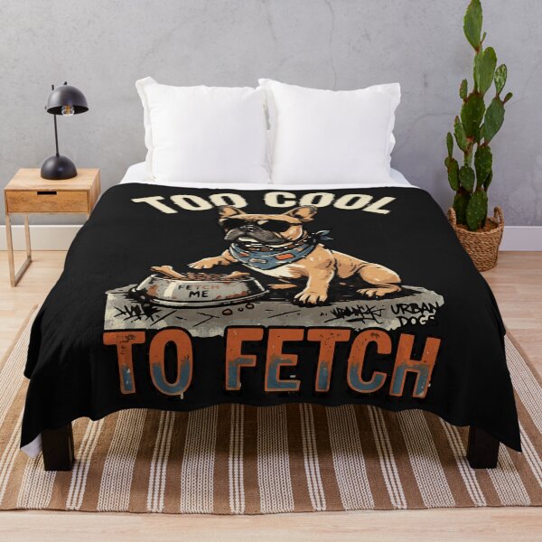 Item preview, Too Cool To Fetch designed and sold by PawPlanetPro.