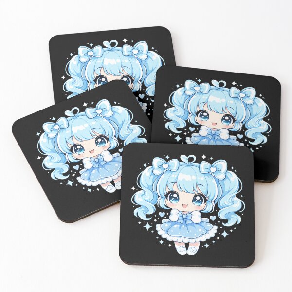 Item preview, Goth Kawaii Girl – Cute Chibi Anime Aesthetic designed and sold by PaulaDesignCo.