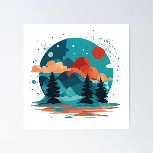 Item preview, Forest at sunset designed and sold by SlaoVance.