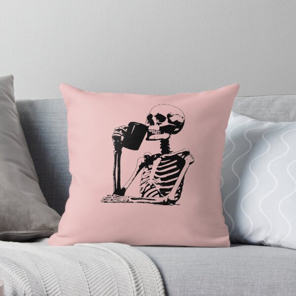 Item preview, Skeleton Coffee, Dark Humor Workspace, Coffee Lover designed and sold by PandaKunst.