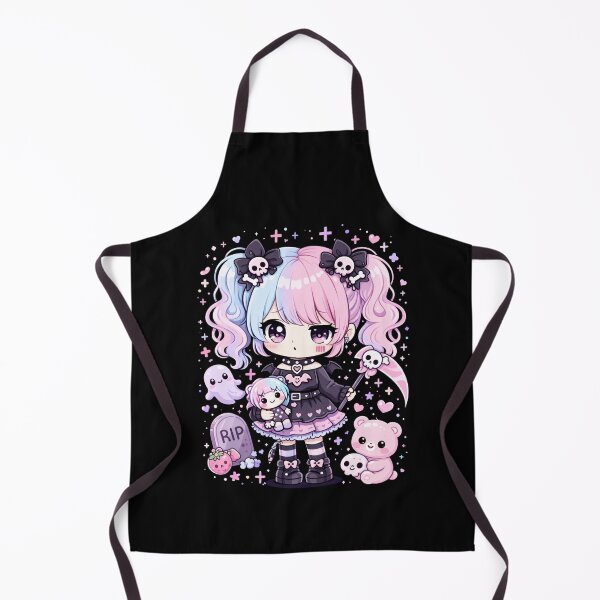 Item preview, Goth Kawaii Girl – Cute Chibi Gothic Anime Aesthetic designed and sold by PaulaDesignCo.