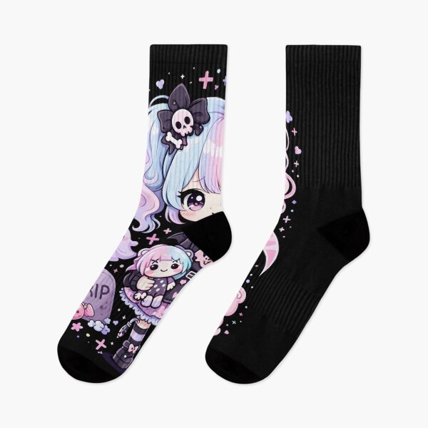 Item preview, Goth Kawaii Girl – Cute Chibi Gothic Anime Aesthetic designed and sold by PaulaDesignCo.