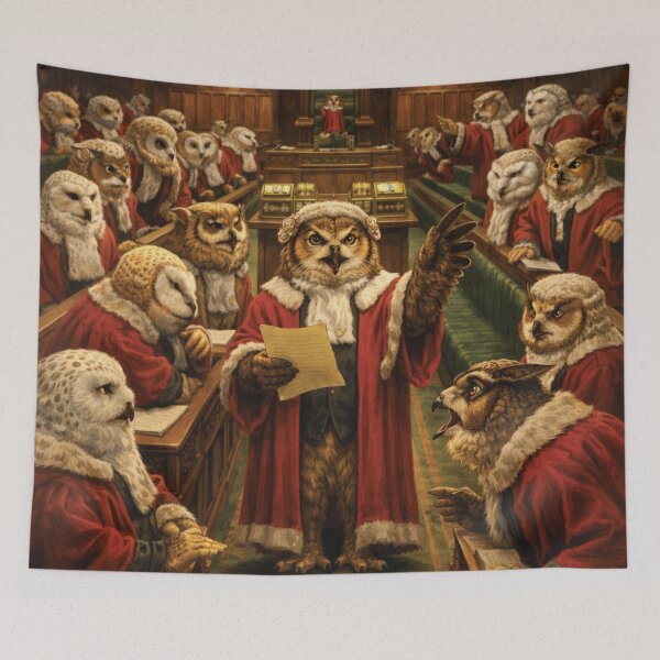 Item preview, a parliament of owls designed and sold by fluffymackeral.
