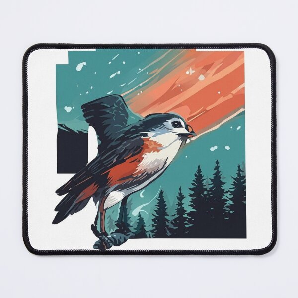 Item preview, Bird flying through the forest designed and sold by SlaoVance.