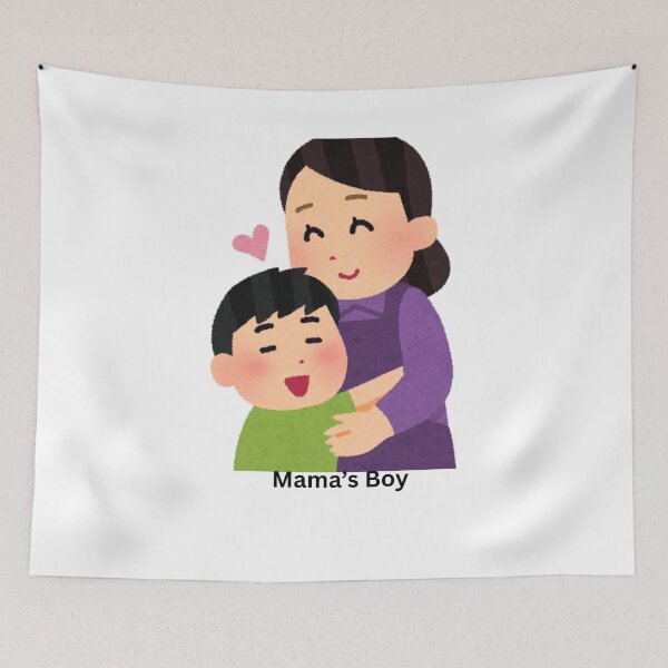 Item preview, Mama’s Boy Cute Mom and Son Design designed and sold by CozyMomDesigns.