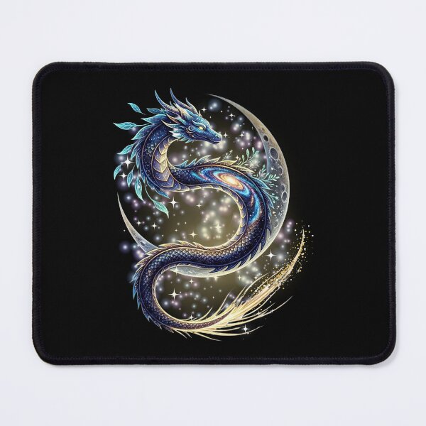 Item preview, Celestial Sea Dragon Moon Galaxy Art designed and sold by MoonSoul Studio.
