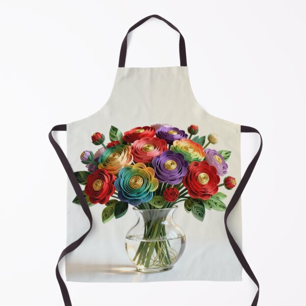 Item preview, Colourful Rainbow Papercraft Floral Art designed and sold by Soul Imaginaire.