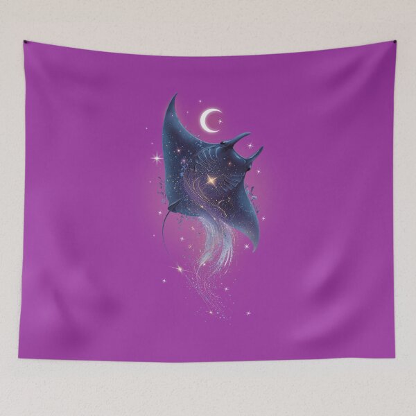 Item preview, Cosmic Manta Ray Celestial Ocean designed and sold by MoonSoul Studio.