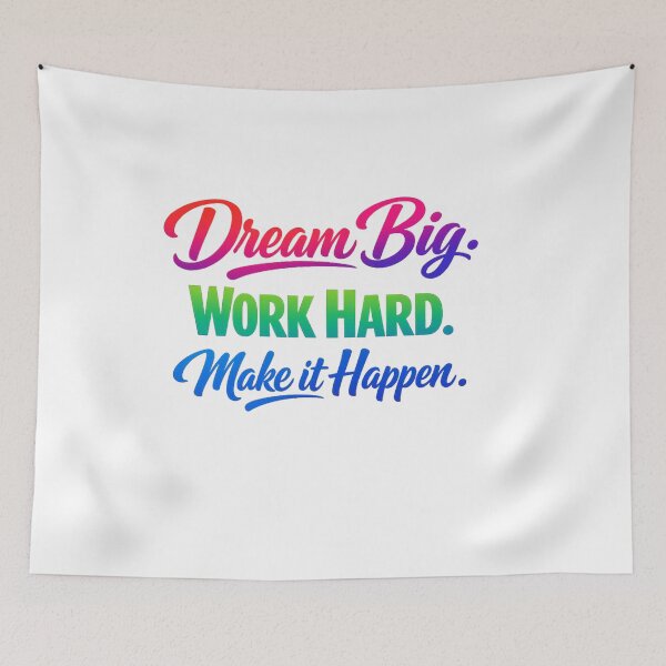 Item preview, Dream,work hard,happy  designed and sold by metrade.