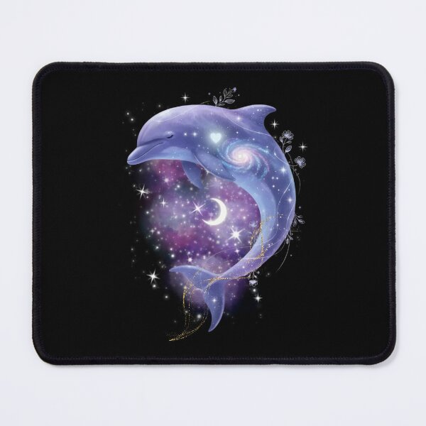 Item preview, Celestial Dolphin Galaxy Ocean Art designed and sold by MoonSoul Studio.
