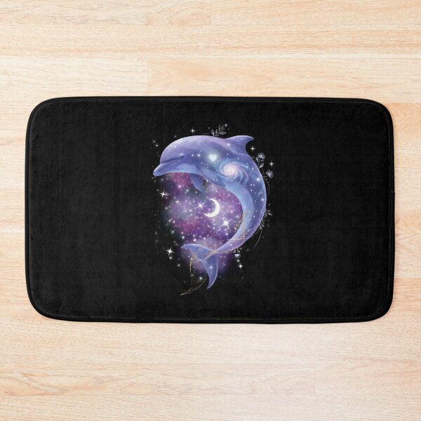 Item preview, Celestial Dolphin Galaxy Ocean Art designed and sold by MoonSoul Studio.