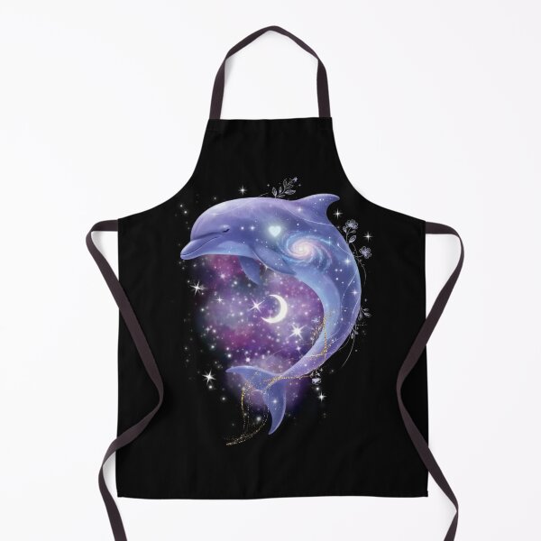 Item preview, Celestial Dolphin Galaxy Ocean Art designed and sold by MoonSoul Studio.