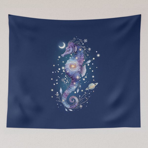 Item preview, Celestial Seahorse Galaxy Sea Creature designed and sold by MoonSoul Studio.