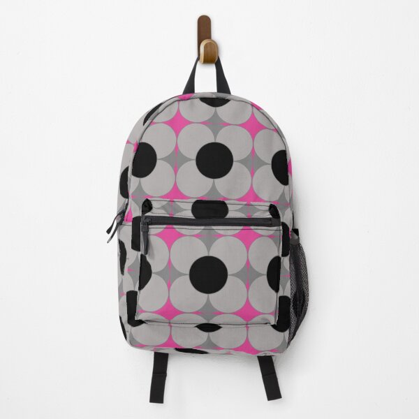 Item preview, Hot pink flower geometric seamless repeating pattern designed and sold by SeamlessDsign.