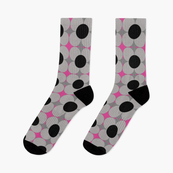 Item preview, Hot pink flower geometric seamless repeating pattern designed and sold by SeamlessDsign.