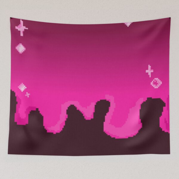 Item preview, Pink background print. Pixel fan art. designed and sold by YaroshMaria.