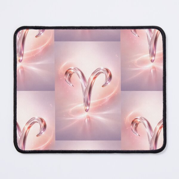 Item preview, Aries Zodiac Symbol Aesthetic Pink Glossy Design | Feminine Horoscope Art | Aries Season Gift | Astrology Minimal Sign designed and sold by Bonitivity Zodiacs.