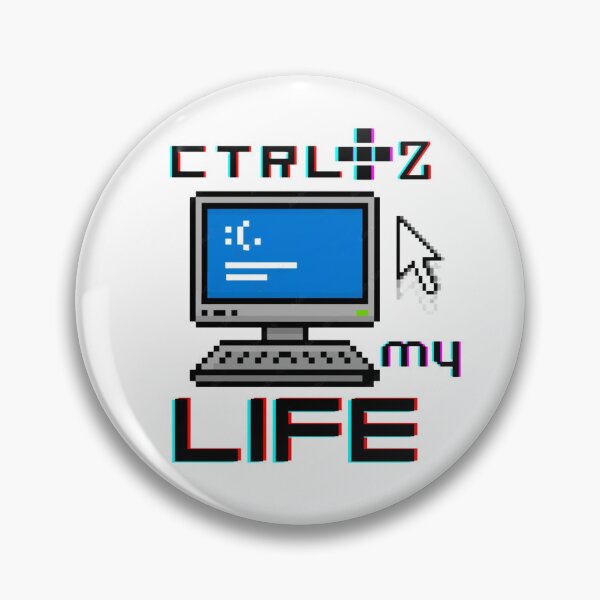 Item preview, Ctrl + Z My Life Humor designed and sold by WordVomit Press.