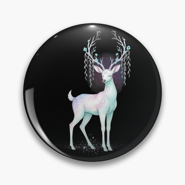 Item preview, Celestial Moon Deer – Mystic Lunar Stag designed and sold by MoonSoul Studio.