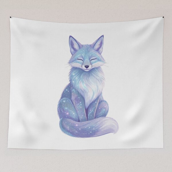 Item preview, MoonSoul Celestial Fox – Cosmic Spirit Animal Art designed and sold by MoonSoul Studio.