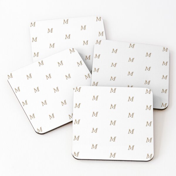 Item preview, Letter M with Leopard Pattern designed and sold by LilasStyle.