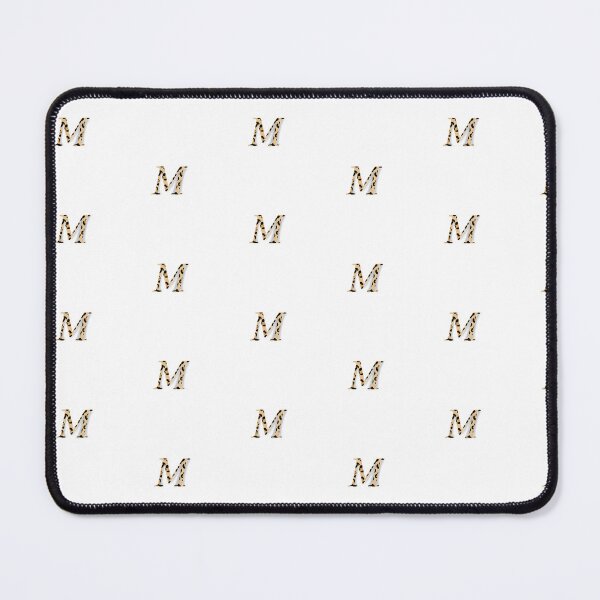 Item preview, Letter M with Leopard Pattern designed and sold by LilasStyle.
