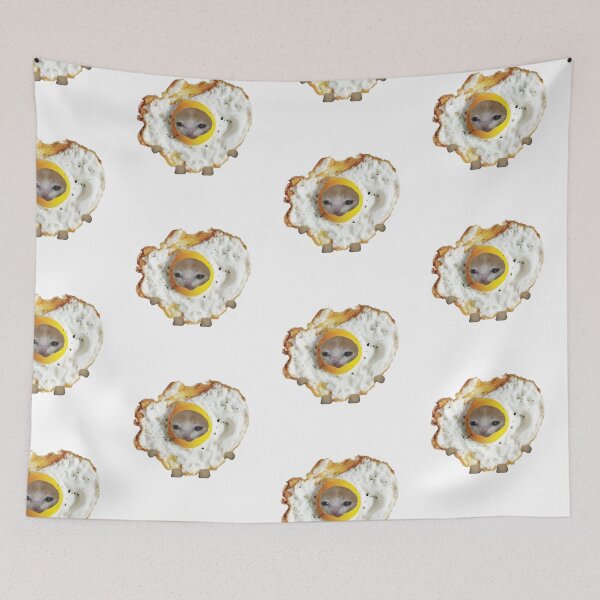 Item preview, Egg Fried Cat designed and sold by SlayPOPShop.
