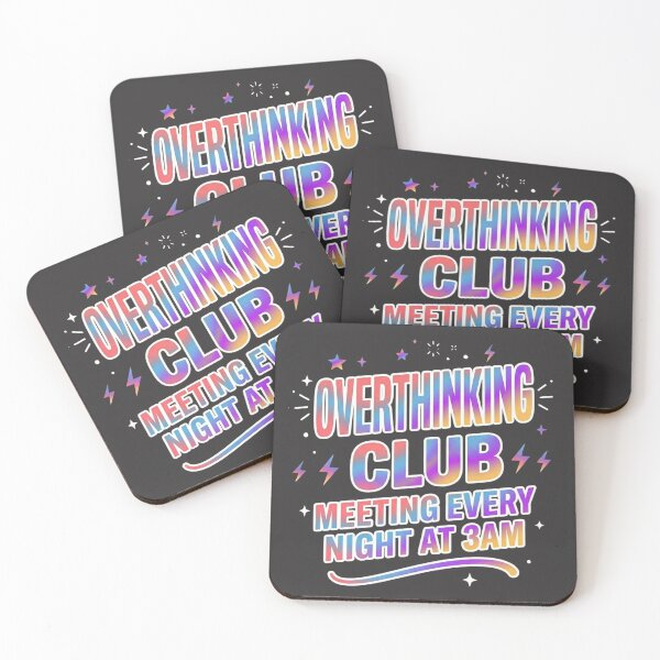 Item preview, Overthinking Club – Meeting Every Night at 3AM Funny Introvert Shirt I vi designed and sold by SarcasmThreads.