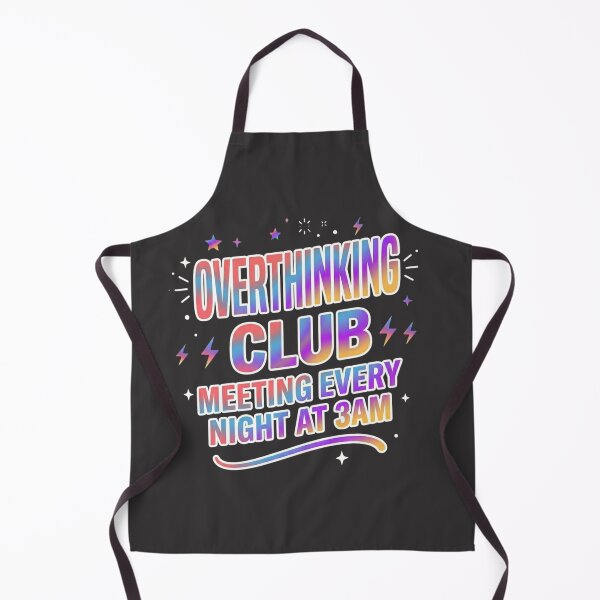 Item preview, Overthinking Club – Meeting Every Night at 3AM Funny Introvert Shirt I vi designed and sold by SarcasmThreads.