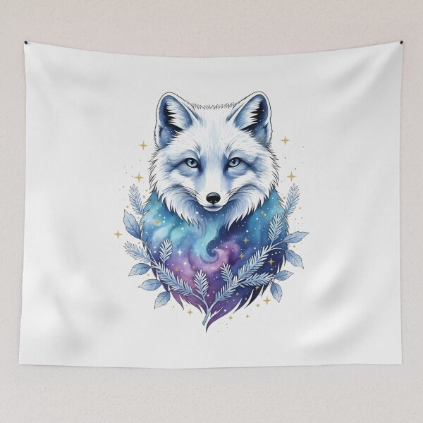 Item preview, MoonSoul Wolf Spirit – Cosmic Heart Mystic Animal Art designed and sold by MoonSoul Studio.