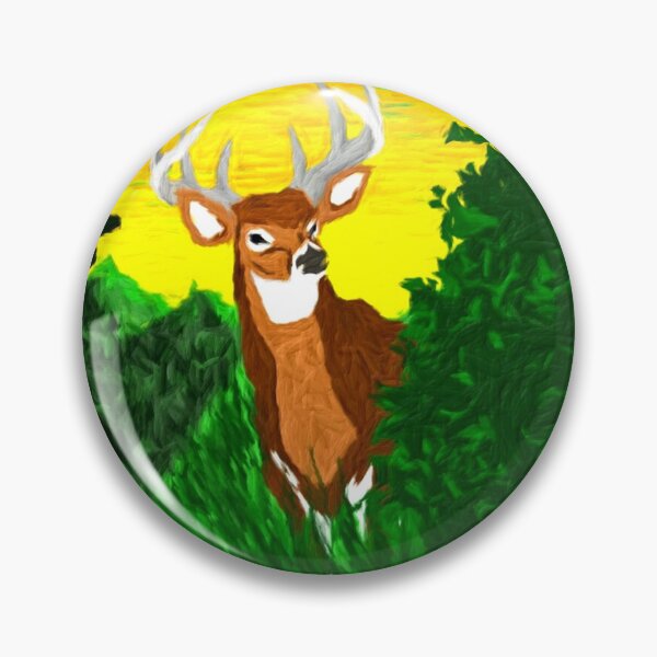 Item preview, Deer in Forest Clearing designed and sold by Stacey's unpromised.