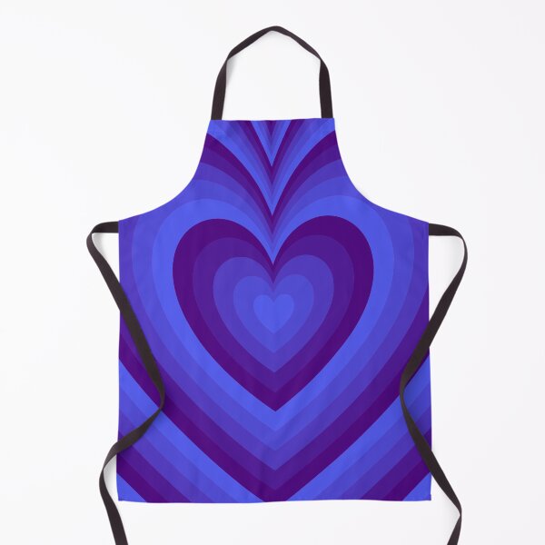 Item preview, Blue to Indigo Aesthetic Layered Heart Pattern - Retro Y2K Heart Tunnel Pattern designed and sold by Aesthetic Crew.