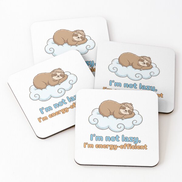Item preview, I’m not lazy, I’m energy efficient  designed and sold by The Timeless Inkwell.