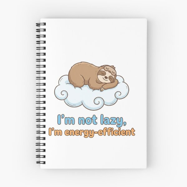 Item preview, I’m not lazy, I’m energy efficient  designed and sold by The Timeless Inkwell.