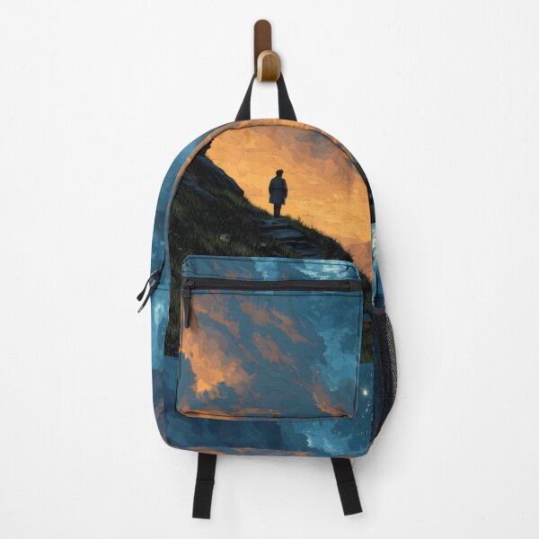 Item preview, Between Stars and Silence – Painterly Cosmic Landscape designed and sold by MetroEnvision.