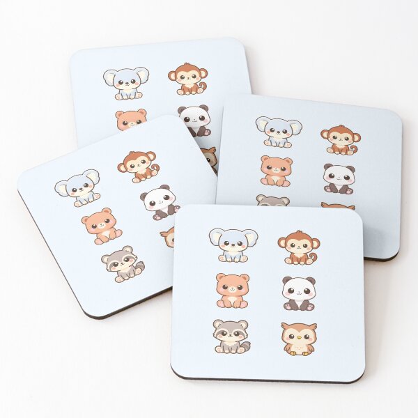 Item preview, Adorable forest & jungle friends sticker sheet designed and sold by susybetty.