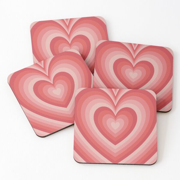Item preview, Retro Y2K Mute Pinks Hearts Tunnel Pattern Aesthetic designed and sold by Aesthetic Crew.