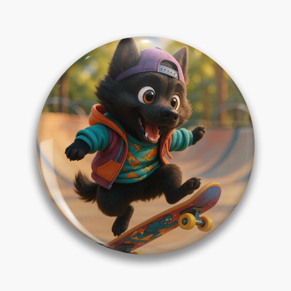 Item preview, Skater Schipperke  designed and sold by Sillytoe.