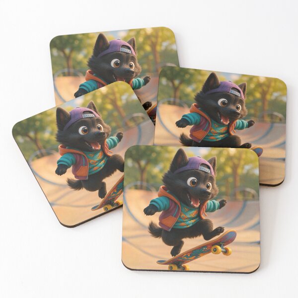 Item preview, Skater Schipperke  designed and sold by Sillytoe.